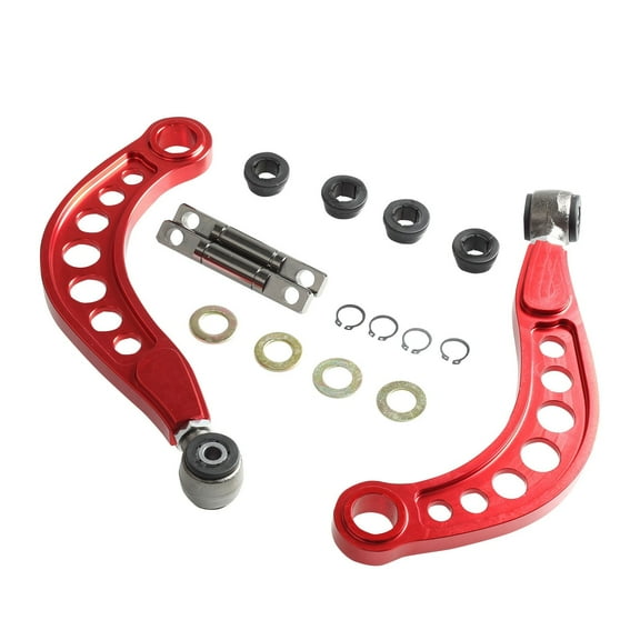 Adjustable Rear Camber Control Arms Kit 2.0L JDM For 2006-2015 Honda Civic Red