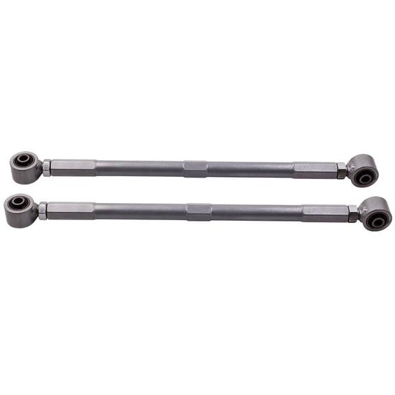 Adjustable Rear Lower Camber Control Arms Pair for Mini Cooper R50 R53 R56 2002-2013, +/- 3 Degree Correction for Lowered Suspension, Performance Tuning & Tire Wear Protection