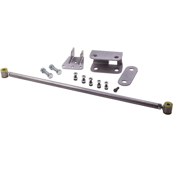 Adjustable Rear Track Bar Kit for Chevy C10/GMC Truck 1960-1972 - 33.8"-37.4" Range - Suspension Upgrade for Lowered Vehicles - Includes Axle & Frame Mounts