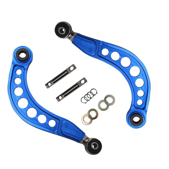 Adjustable Rear Upper Camber Control Arms for 2006-2015 Honda Civic 1.8 2.0 Blue
