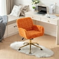 thumbnail image 1 of Adjustable Rebound Strength/Bedroom Vanity Chair/Comfy Alpaca Wool Seating, 1 of 7
