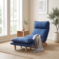 thumbnail image 1 of Adjustable Reclining Floor Chair with Lumbar Support - Dark Blue, 1 of 10