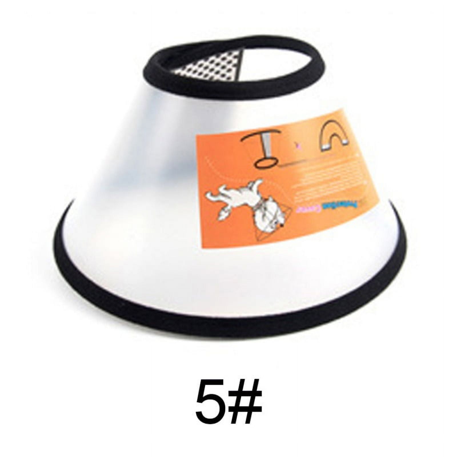 Adjustable Recovery Pet Cone ECollar for Cats Puppy Rabbit, Plastic