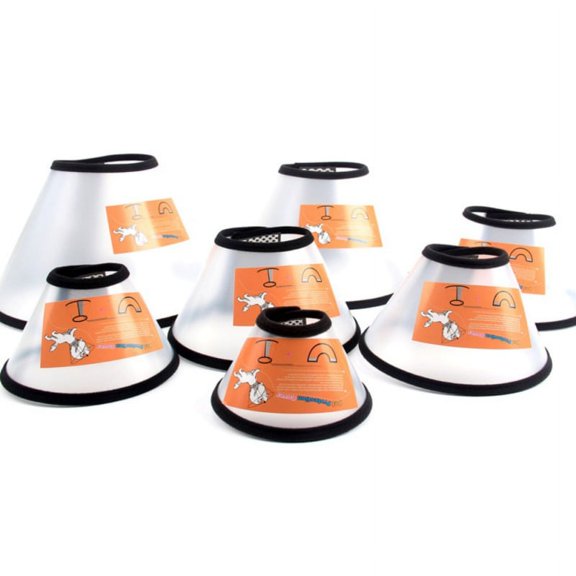 Adjustable Recovery Pet Cone E-Collar for Cats Puppy Rabbit, Plastic Elizabeth Protective Collar Anti-Bite Lick Wound Healing Safety Practical Neck Cover