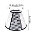 thumbnail image 1 of Adjustable Recovery Pet Cone Protective Cover for Cats Puppy Rabbit, Plastic Elizabeth Protective Collar Wound Healing Practical Neck Cover, 1 of 3