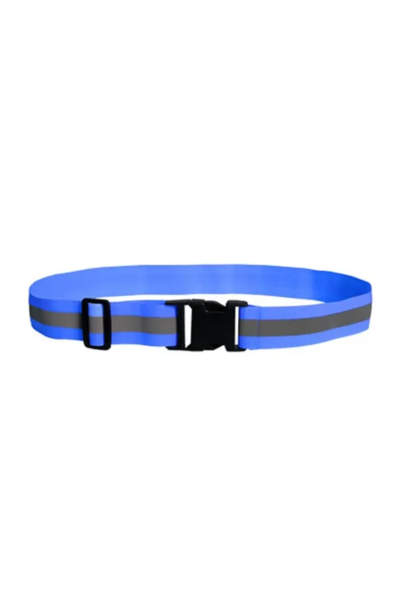 Adjustable Reflective Safety Belt, High Visibility Running Waist Strap for Night Running, Cycling, Walking Outdoor Safety Gear