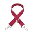 thumbnail image 1 of Adjustable Replacement Crossbody Bag Strap Wide Shoulder Strap with Silver Metal Hardware for Purses Canvas Tote Satchel Handbags 1.5" Width 28"-52" Length, 1 of 3
