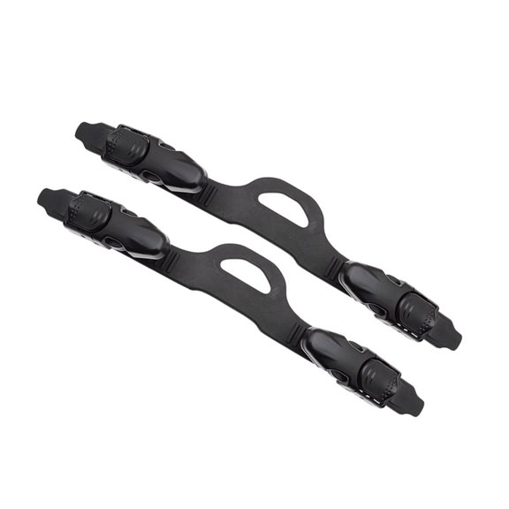 Adjustable Replacement Fin Straps with Quick Releasing Buckles Nonslip Rubber Texture Suitable for Scubas Diving Comfort