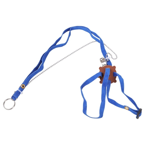 Adjustable Reptile Training Lead Harness 1.2M Lizard Leash Rope for Gecko Chameleon Guinea Pig Ferrets Hamsters