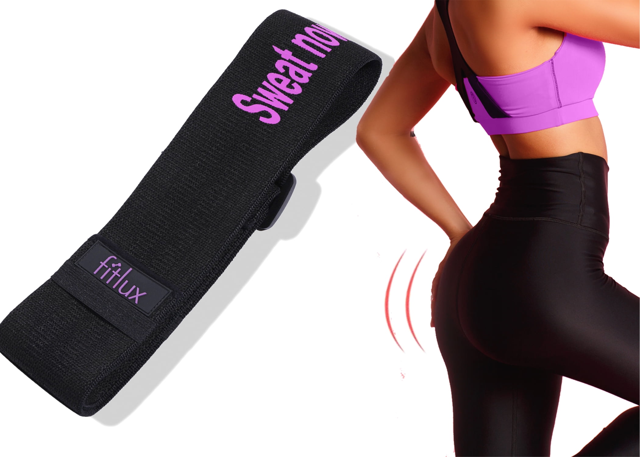 Adjustable Resistance Band for Legs and Butt-3-in-1 Heavy Resistance Non-Slip Band Thick Fabric Booty Band for Women, Glutes & Thighs Workout, Fabric Resistance Bands, Non Roll Up, Extra Heavy