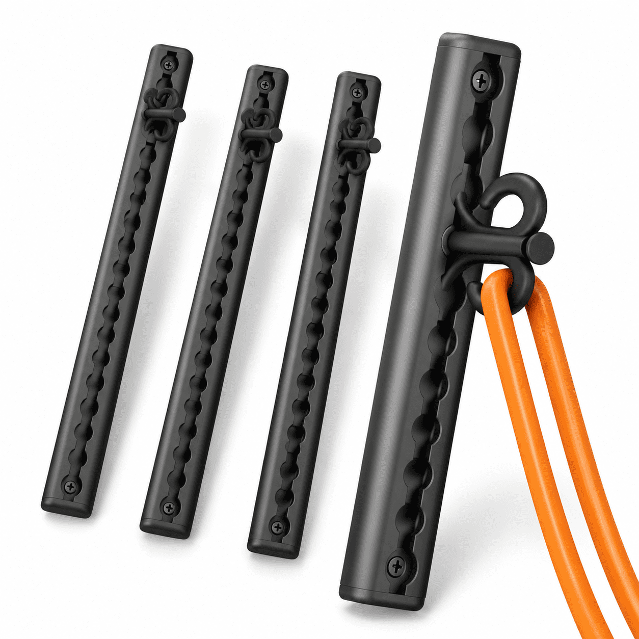 Adjustable Resistance Band Wall Mount System With Automatic Locking 80 ...