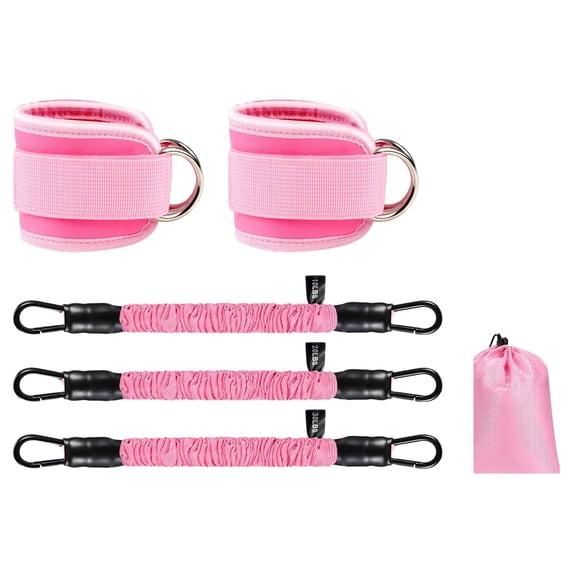 Adjustable Resistance Bands for Legs and Glutes - Ankle Straps for Effective Home Workouts, Leg Press, and Strength Training