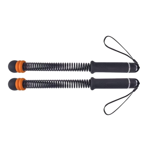 Adjustable Resistance Fitness Bar, 17.3 Inch Metal Spring Core, Full Body Workout Tool, 1 Count
