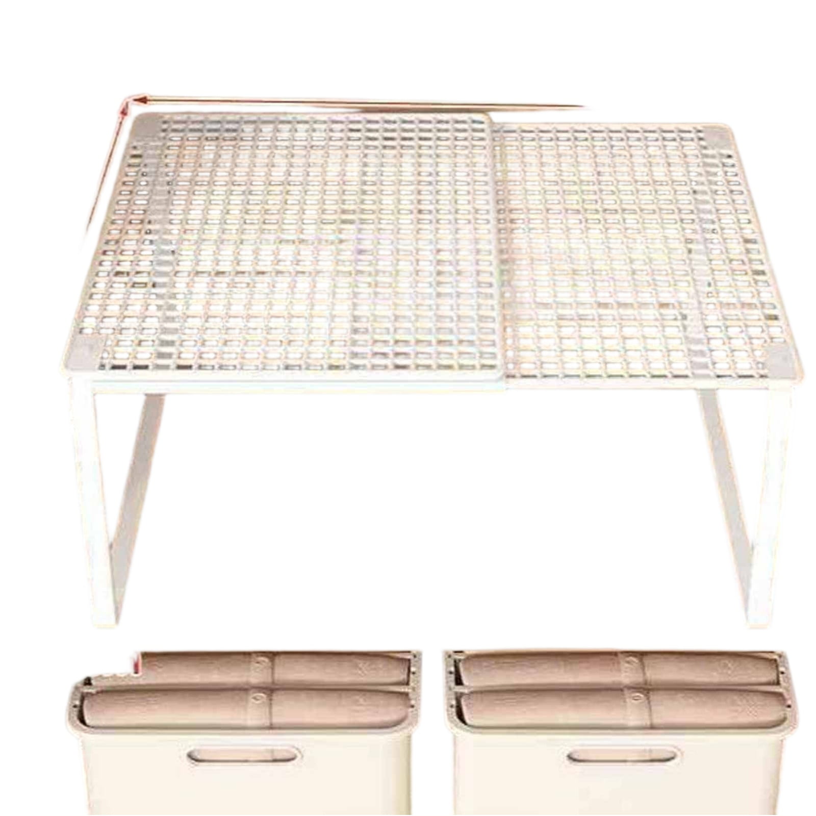 Adjustable Retractable Cabinet Shelf, Wardrobe & Shoe Cabinet Divider ...