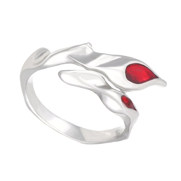 Adjustable Rings Delicate Opening Rings Eye Catching Finger Rings Alloy Texture Suitable for Wedding Parties Wear