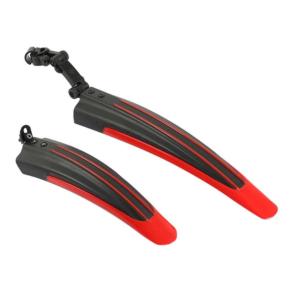 Adjustable Bike Mud Guards Set - Front & Rear Fenders For Road & Mountain Bicycles, Lightweight, Easy Install