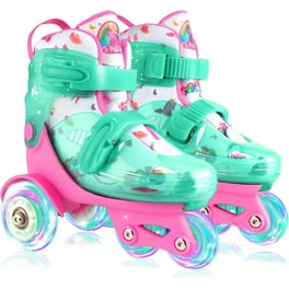 Barbie Women s Adjustable Inline Roller Skates Pink 13.50 in Walmart