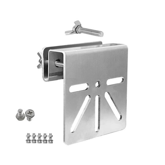 Adjustable Roof Gutters Camera Mount Stainless Steel Rustproof Hardware Holders Easy Installation Heavy Load Capacity