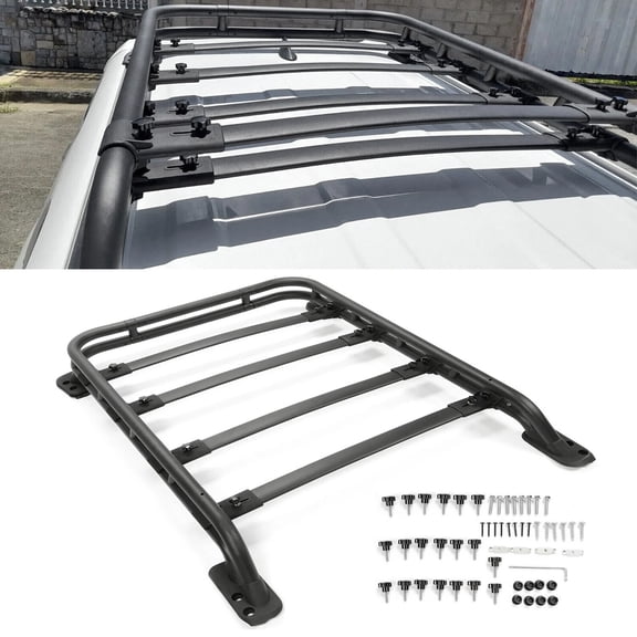 Adjustable Roof Rack Basket Sport Extra Cross Bar For Toyota 4Runner 2010-2024