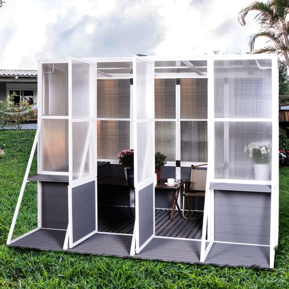 Adjustable Roof for Ventilation / Outdoor Plant Haven / Improve Yield of Crops