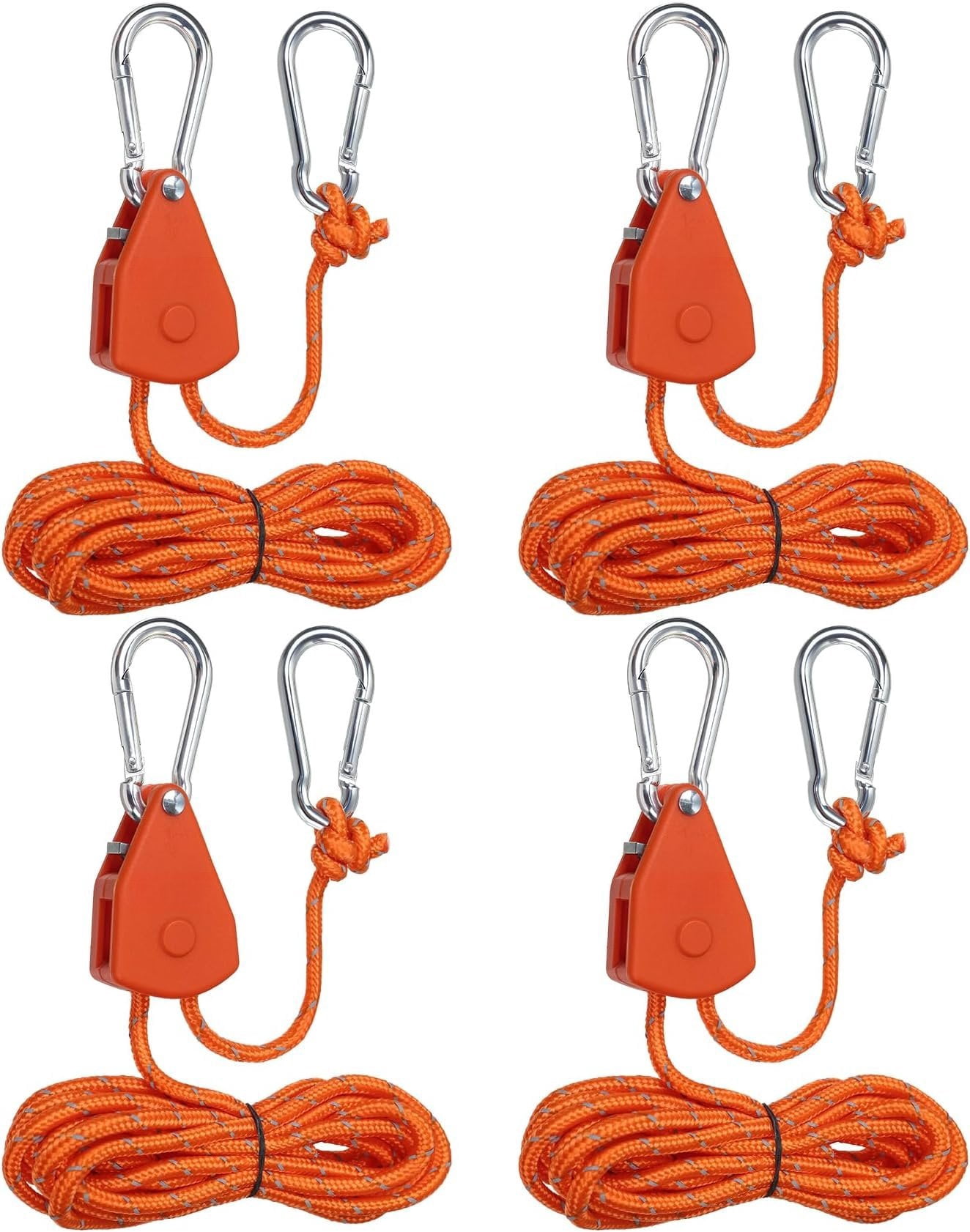 Dynamic Rope Hanger Adjustable Rope Hanger Grow Light Hanger, 8Ft 1/8
