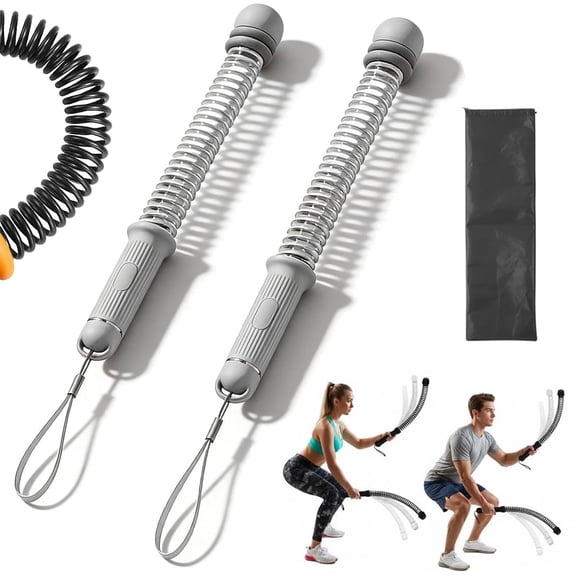 Adjustable Ropeless Battle Ropes 2026 New, Cordless Weighted Training Ropes for Home Gym, 3 lbs Heavy Duty Portable Cordless Battle Ropes for Total-Body Sculpting, Cardio & Fat Burn, HIIT