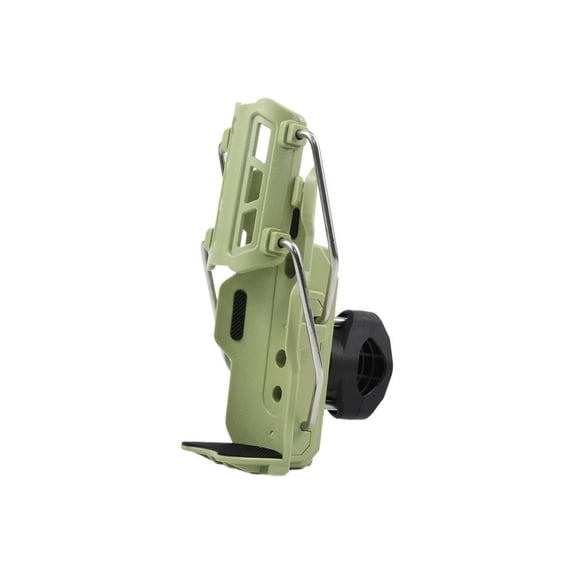 Adjustable Rotating Motorcycle Cup Holder, No-Drill Bottle Holder for Motorcycle Scooter and E-Bike, 18 x 8.5 x 11 cm, Silver Gray
