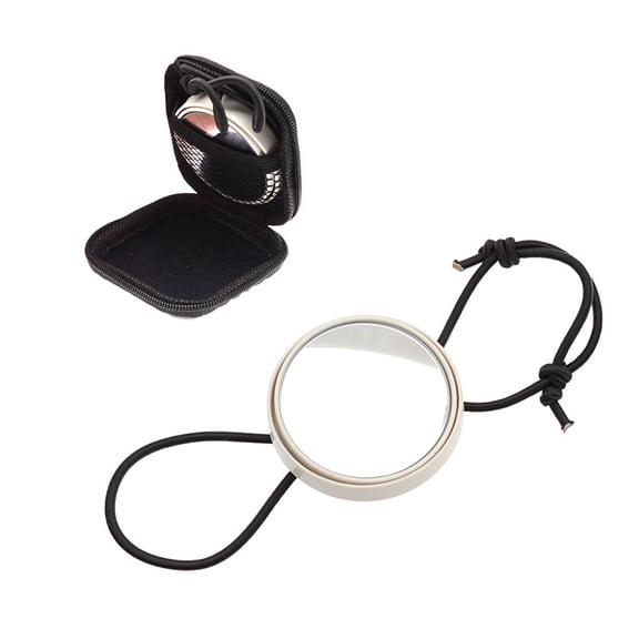 Adjustable Round Dive Rearview Glasses with Elastic Rope for Snorkeling & Cave Diving Gear