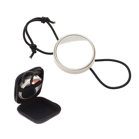 Adjustable Round Dive Rearview Glasses with Elastic Rope for Snorkeling & Cave Diving Gear