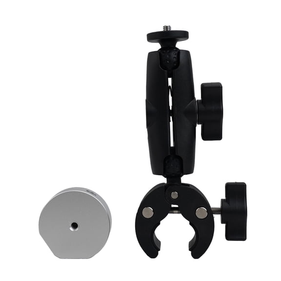 Adjustable Round Tube Clamp Mount For Starlink For Mini, Aluminum Alloy Roof Rack Adapter With Angle Alignment For RV Ladder Pole, Stable Signal Bracket Kit