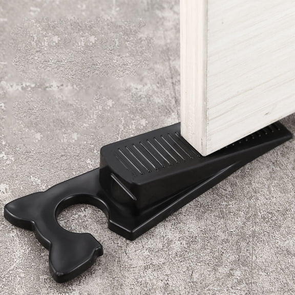 Adjustable Rubber Door Stop Wedge with Non Slip Base for Interior and Exterior Doors