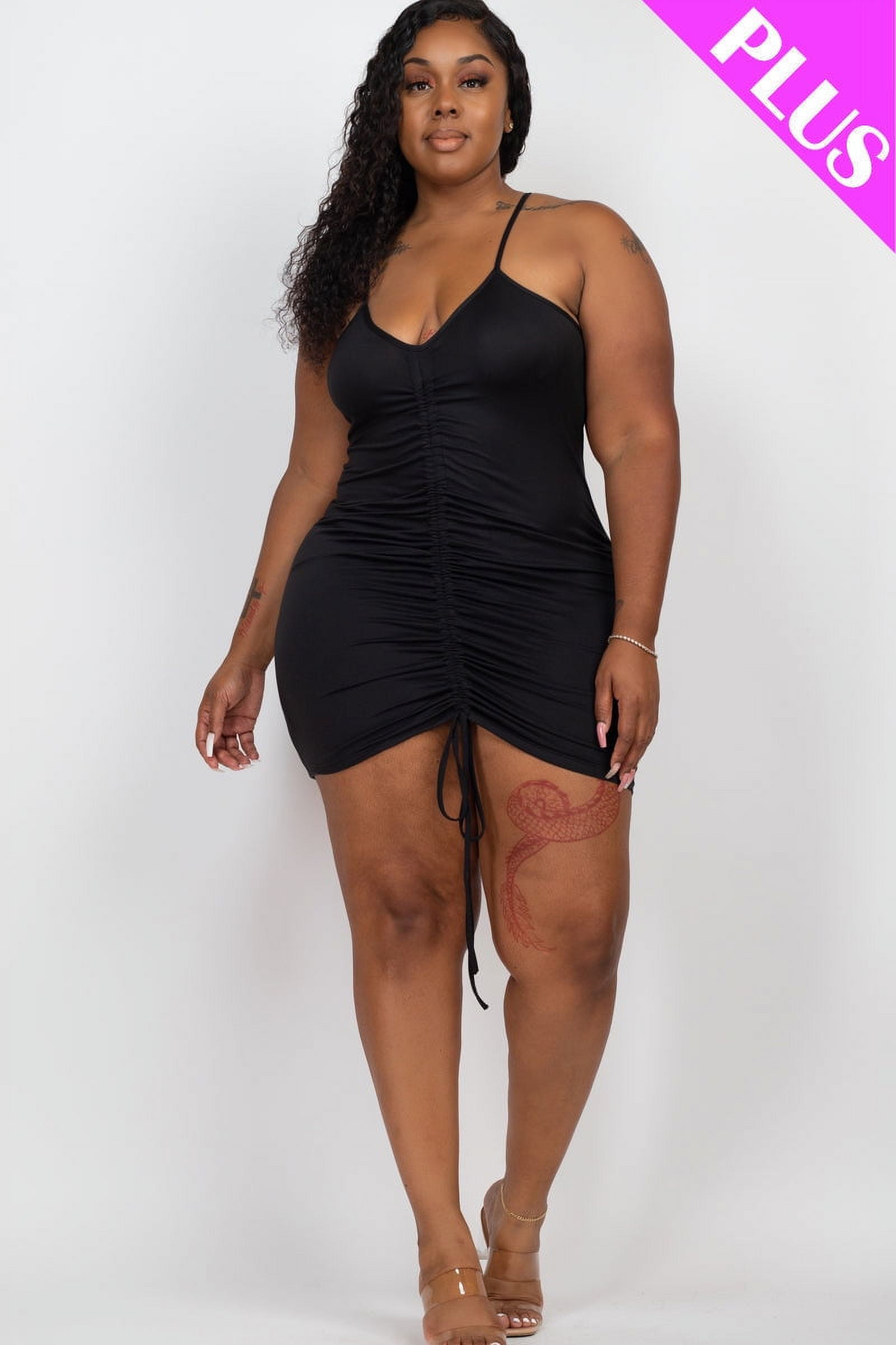 doing big things ruched mini dress FashionNovaCurve Feeling like a Cutieee Felicity Ruched Bubble Mini Dress