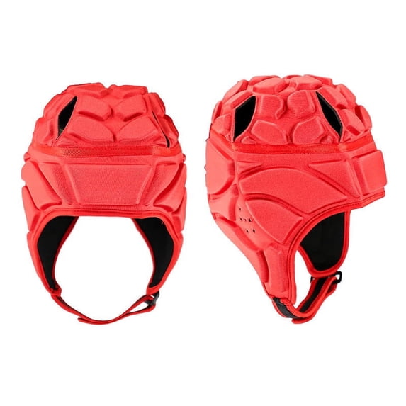 Adjustable Rugby EVA Padded Headgear Football Goalkeeper Soft Head Protective Helmet Protector for Unisex Kids Youth Adults