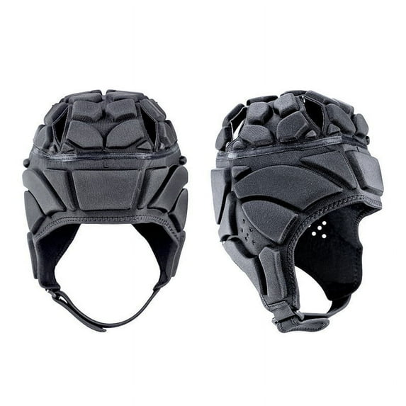 Adjustable Rugby EVA Padded Headgear Football Goalkeeper Soft Head Protective Helmet Protector for Unisex Kids Youth Adults