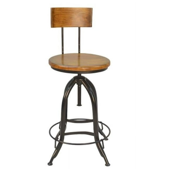 Adjustable Ryder Stool with Back