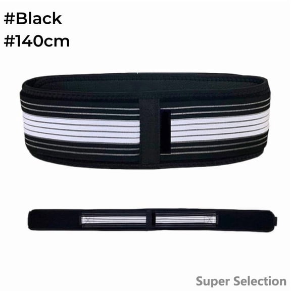 Adjustable SI Joint Support Belt, Sacroiliac Hip Brace For Lower Back & Sciatica Pain Relief, Pelvic Stabilizer For Postpartum, Men And Women, Unisex Compression Belt,L,Black-140cm