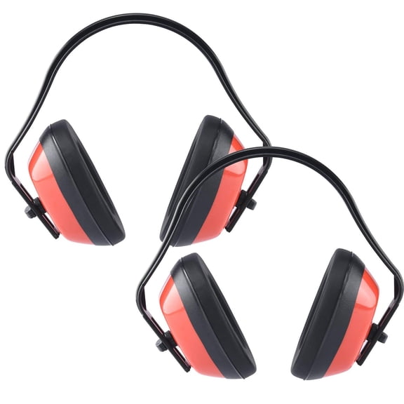 Adjustable Safety Earmuffs for Noise Reduction, Ear Protection, Pack of 2, Industrial Safety Ear Muffred