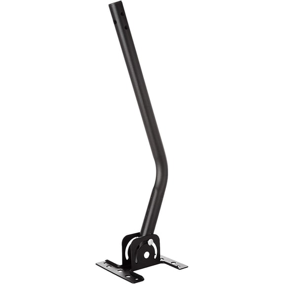 Adjustable Satellite Dish Antenna Mount 1 Inch for Roof or Wall Installation, TV J Pole Mounting Bracket Weatherproof, Hardware Included