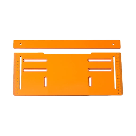 Adjustable Sawer Guide Base Plate For Precisions Cutting With Measurement Marking For Wood Project