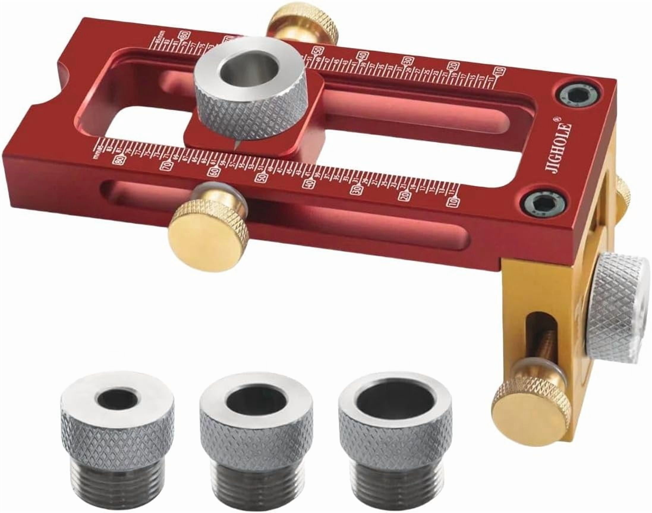 2 - Hole Drilling Guide Locator | 15 Degree Angle for Woodworking & Cabinet Making | Aluminum Alloy Punching Tool Kit with Scale Markings/DIY Projects/Furniture Assembly 2 - Hole Drilling Guide Locator | 15 Degree Angle for Woodworking & Cabinet Making | Aluminum Alloy Punching Tool Kit with Scale Markings/DIY Projects/Furniture Assembly