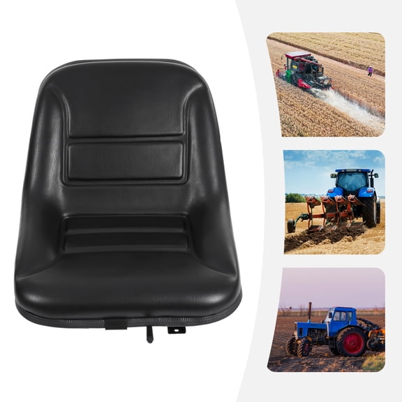 Adjustable Seat Dozer with Ergonomic Backrest, Comfortable Polyethylene Foam Seat, Easy to Install, Durable, Ideal for Forklifts