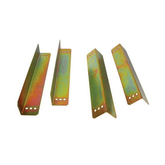 Speedway Motors Adjustable Seat Riser Set for Fixed Back Metal Seats, Cadmium Plated Steel Construction, Height Adjustment with Multiple Mounting Holes, Universal Fit