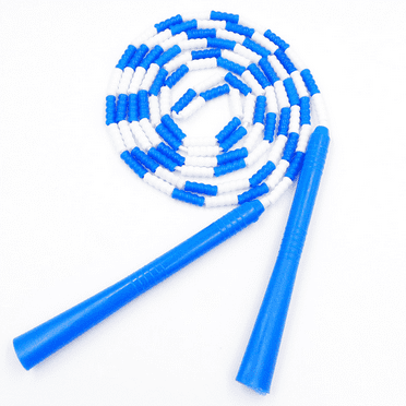 Adjustable, Segmented, Beaded - Jumping Rope for Adults and Children