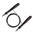 thumbnail image 1 of Adjustable & Self-Locking Aluminum Skipping Ropes for Training, Boxing, and MMA Workouts - black, 1 of 5
