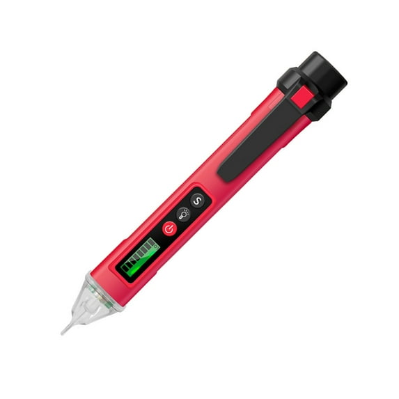 Adjustable Sensitivity Electrical Tester Pen Not Electric Detectors Live Wire Identifier Flashlight Color Displa