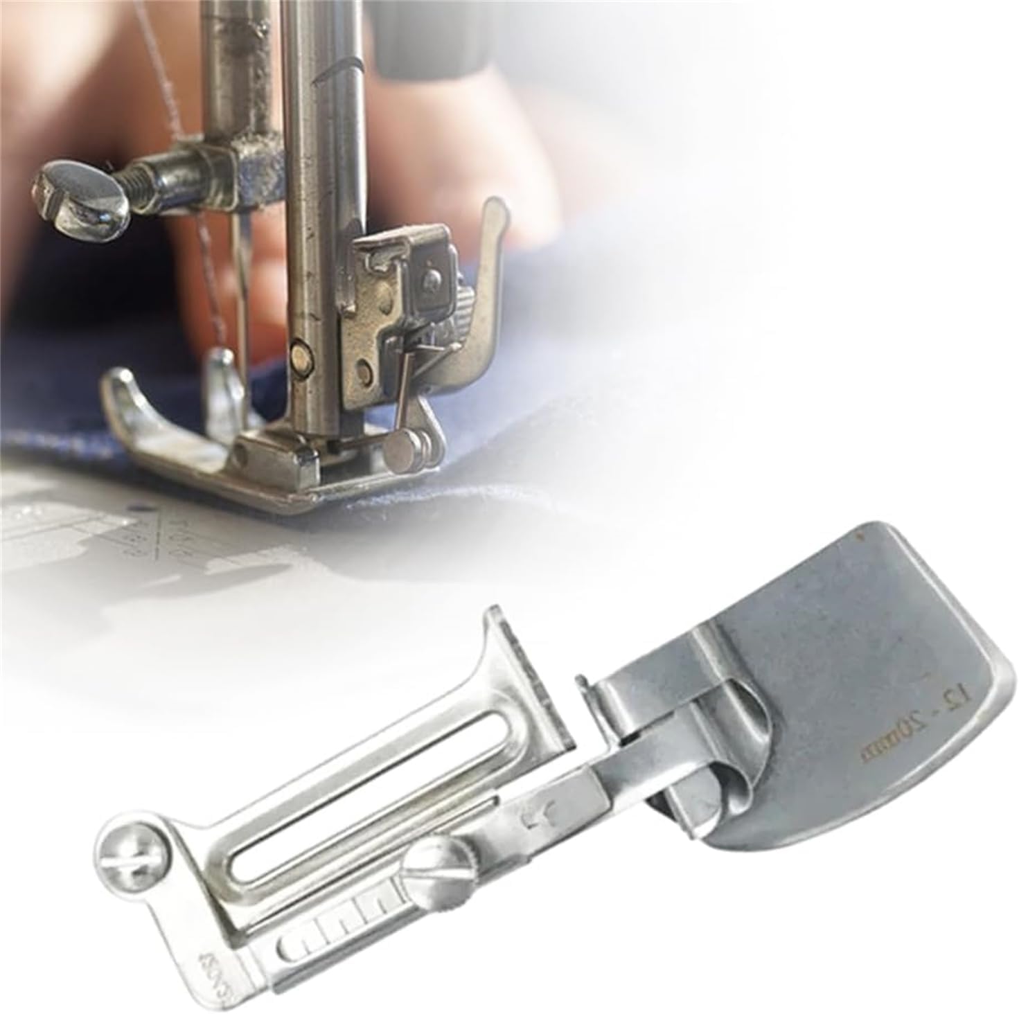 Lot De 6 Pieds Ourleur Pour Machine à Coudre - Ourlets 3mm à 8mm - Acier Haute Qualité - Universel