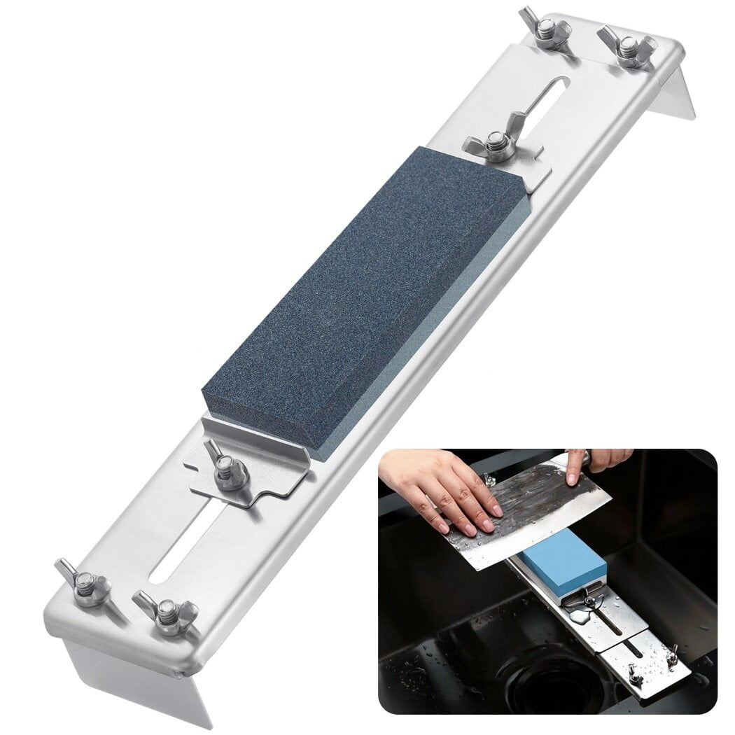 Adjustable Sharpening Stone Holder, Universal Whetstone Holder Sink