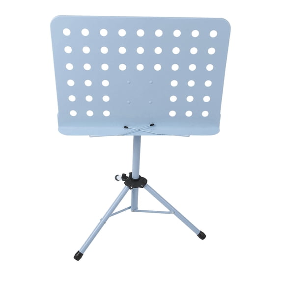 Adjustable Sheet Music Stand Foldable Portable Lifting Professional Music Book Stand Guitar Violin Blue 19.69 inches / 50 cm Orchestral Folding Stand Heavy Duty Metal Base Frame