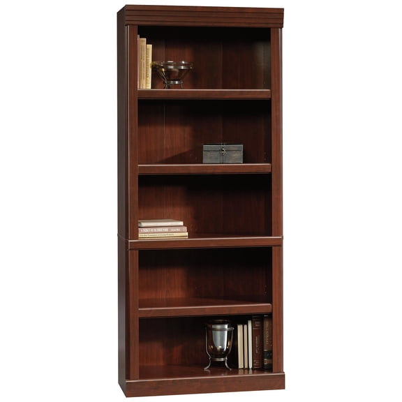 Adjustable Shelves Standard Bookcase, Wood Cherry, 29.803x12.992x71.26 in