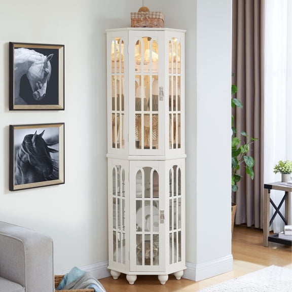 Adjustable Shelving, Acrylic Mirror | Corner Setup, Make a Stunning Display